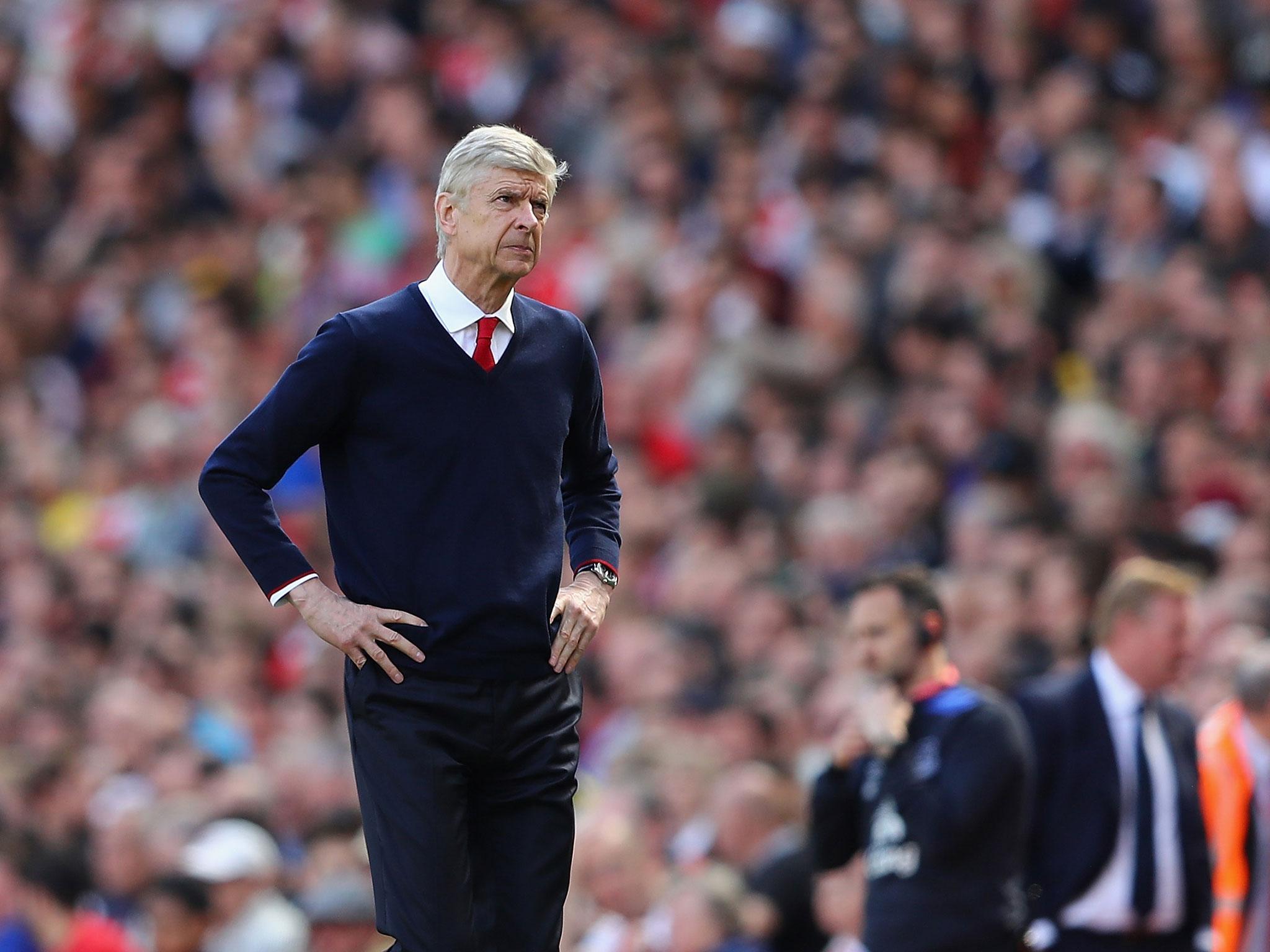 Arsene Wenger watched on as Arsenal missed out on the Champions League