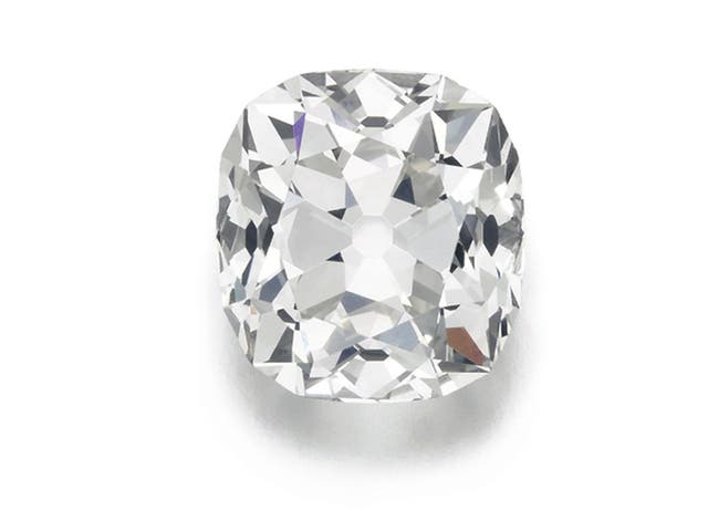 The diamond, which cost just £10 at a car boot sale, is expected to fetch £350,0000 at auction