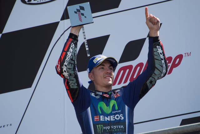 Maverick Vinales is now leading the World Championship