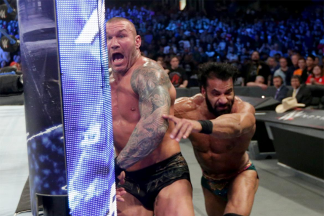 Jinder Mahal stunned Randy Orton to win the WWE title