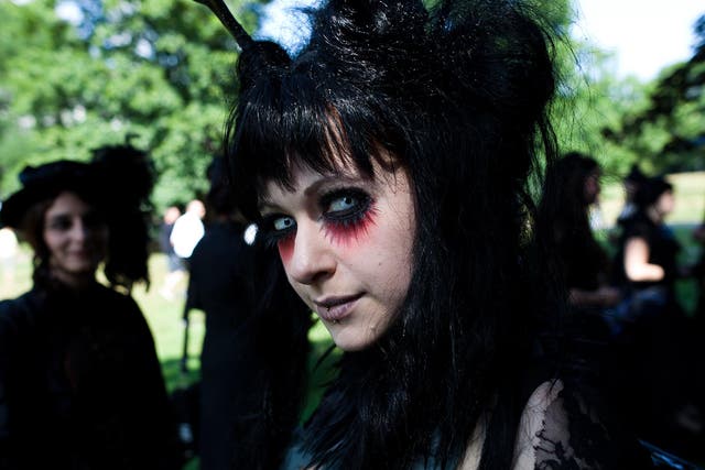 Around 20,000 people each year attend the Wave-Gotik festival in Leipzig, Germany (Getty)