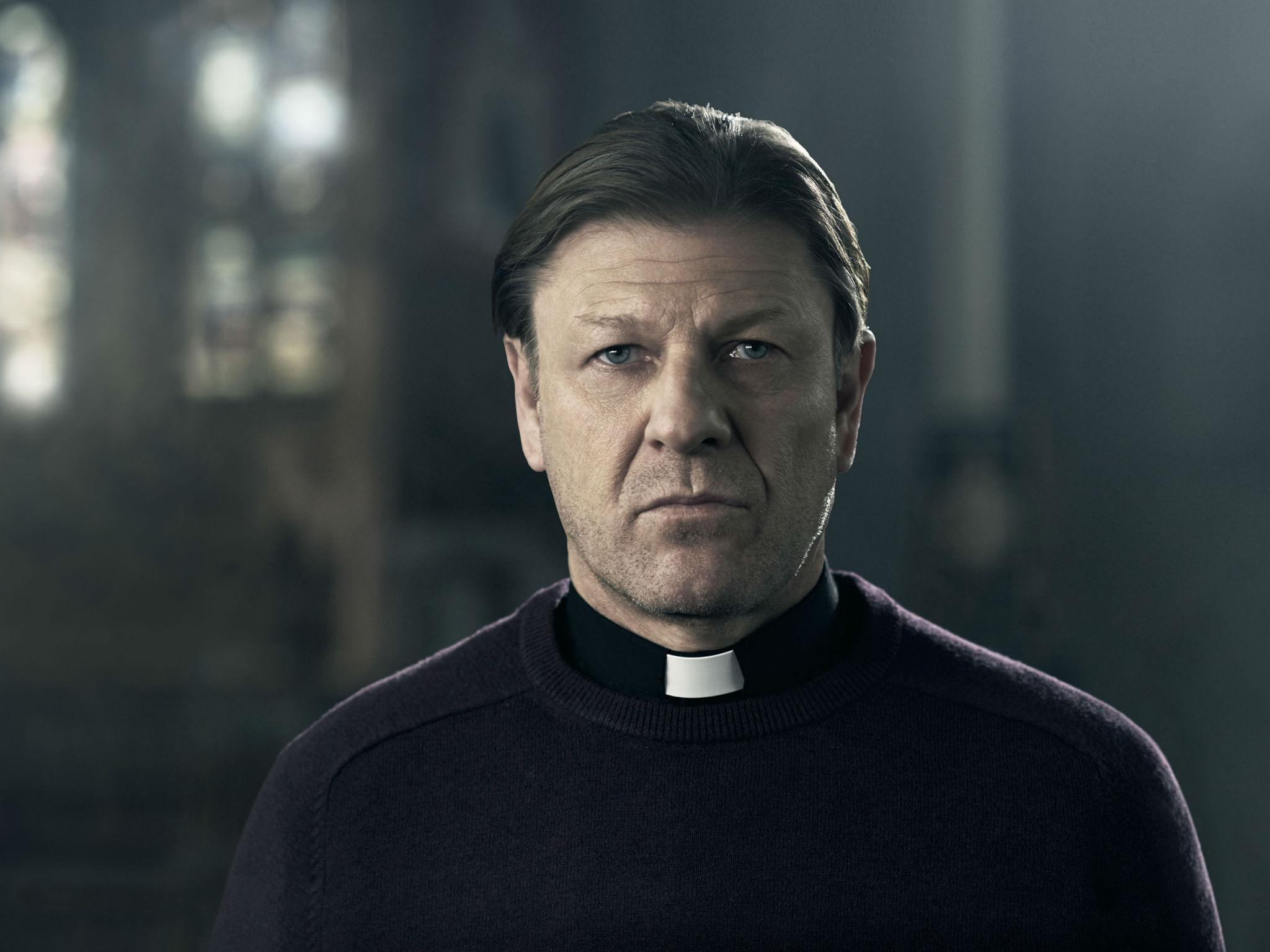 Sean Bean in his latest role as Father Michael Kerrigan in BBC1's 'Broken'