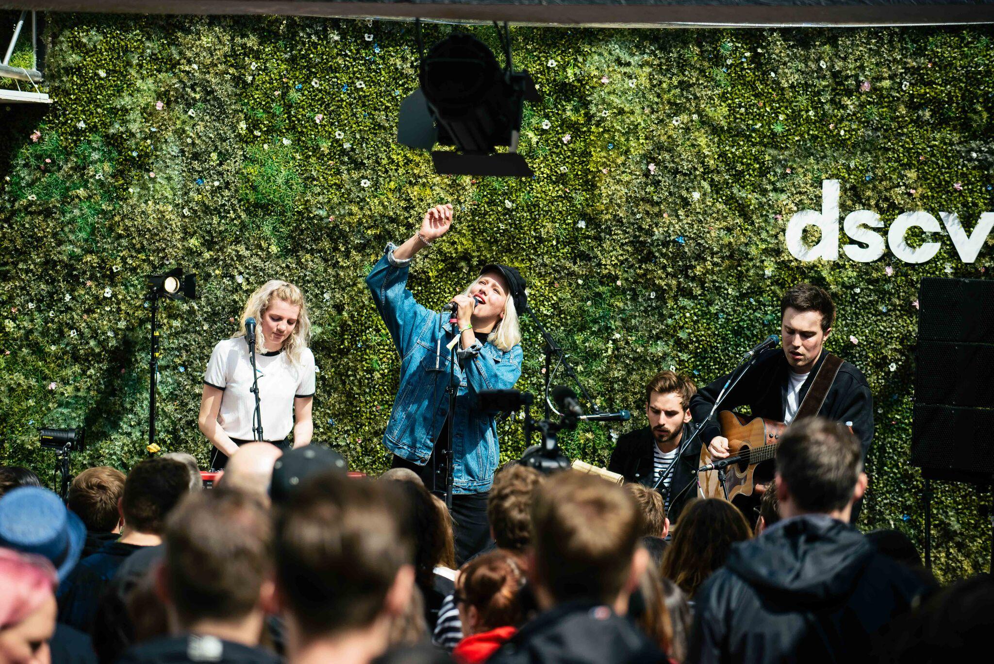 Dagny performs at the VEVO stage at Wagner Hall