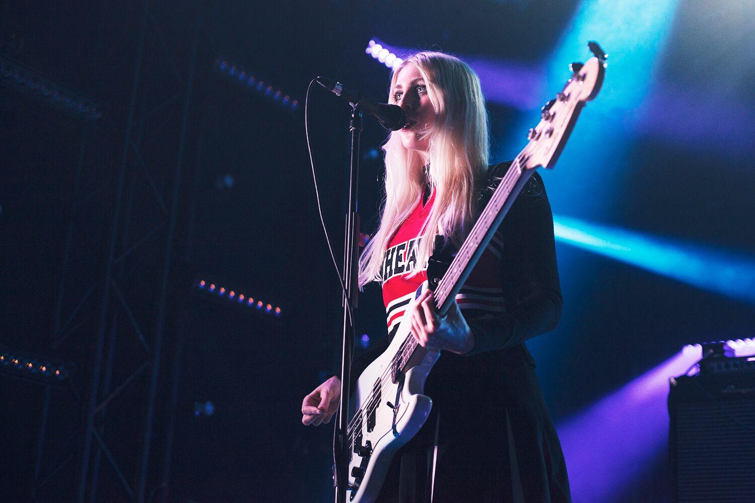 Chloe Little of INHEAVEN performs on the Vevo Stage at TGE