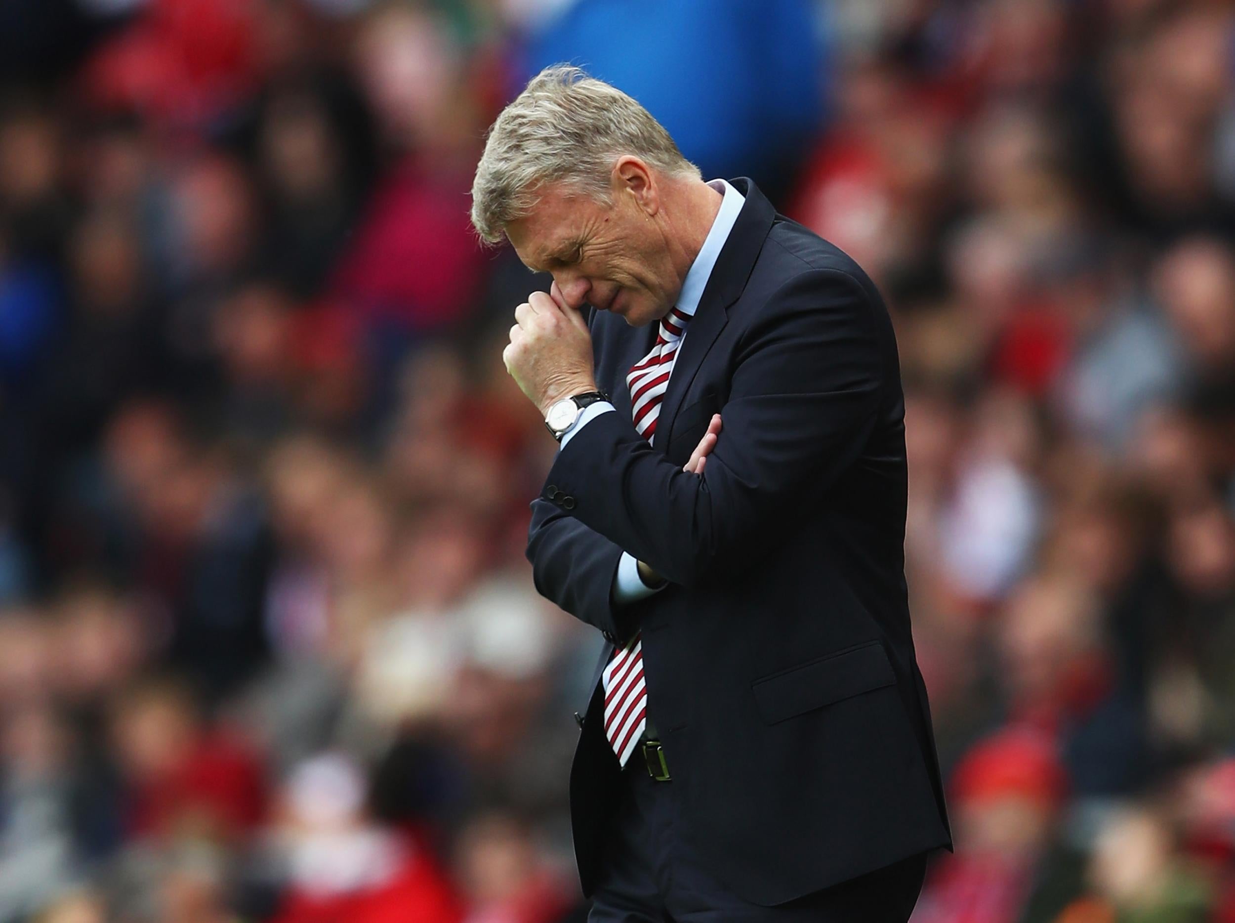 &#13;
Moyes oversaw Sunderland's relegation to the championship last season &#13;