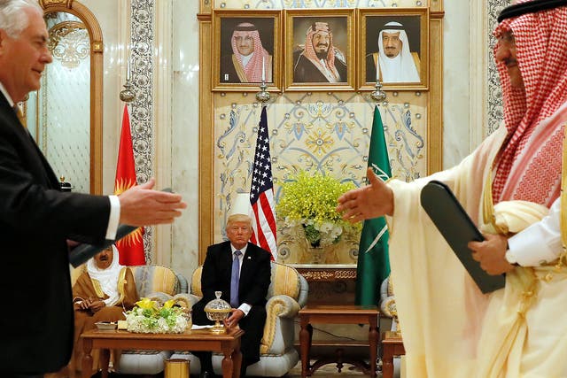 Donald Trump took credit on Twitter for Saudi Arabia's move against Qatar 