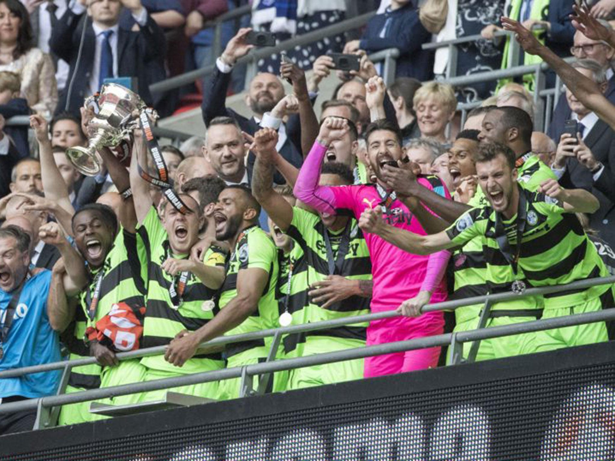 Forest Green earned promotion to League Two earlier this month