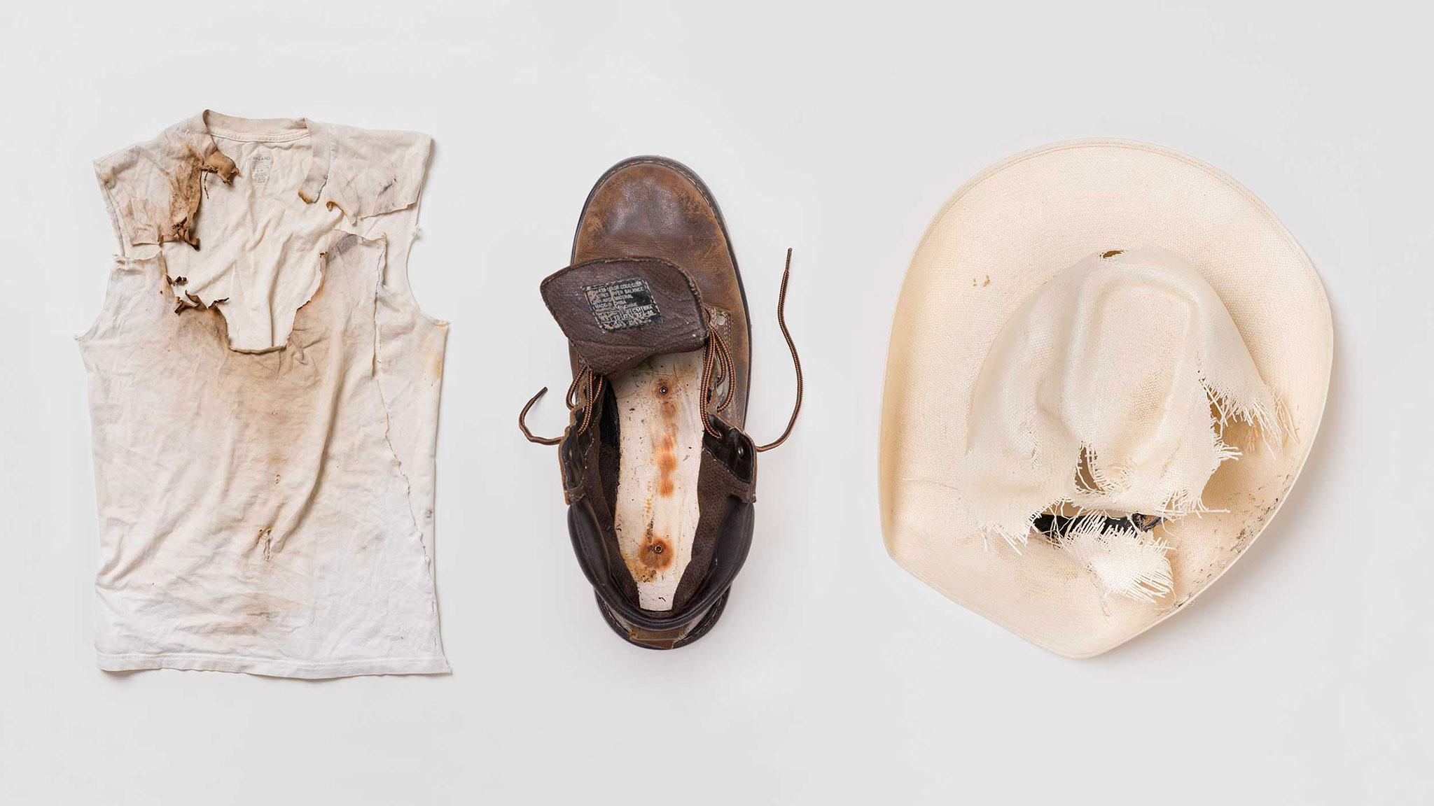 When lightning strikes: clothing worn by survivors on the day they were hit (© William LeGoullon)