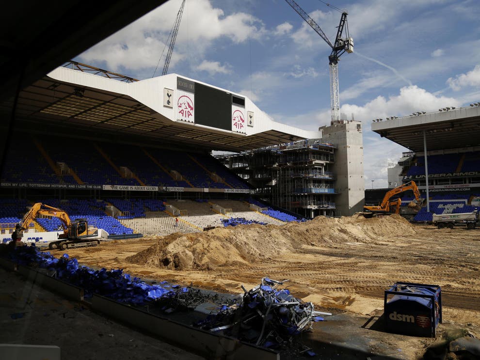 Tottenham's new stadium work continues apace as old ground White Hart