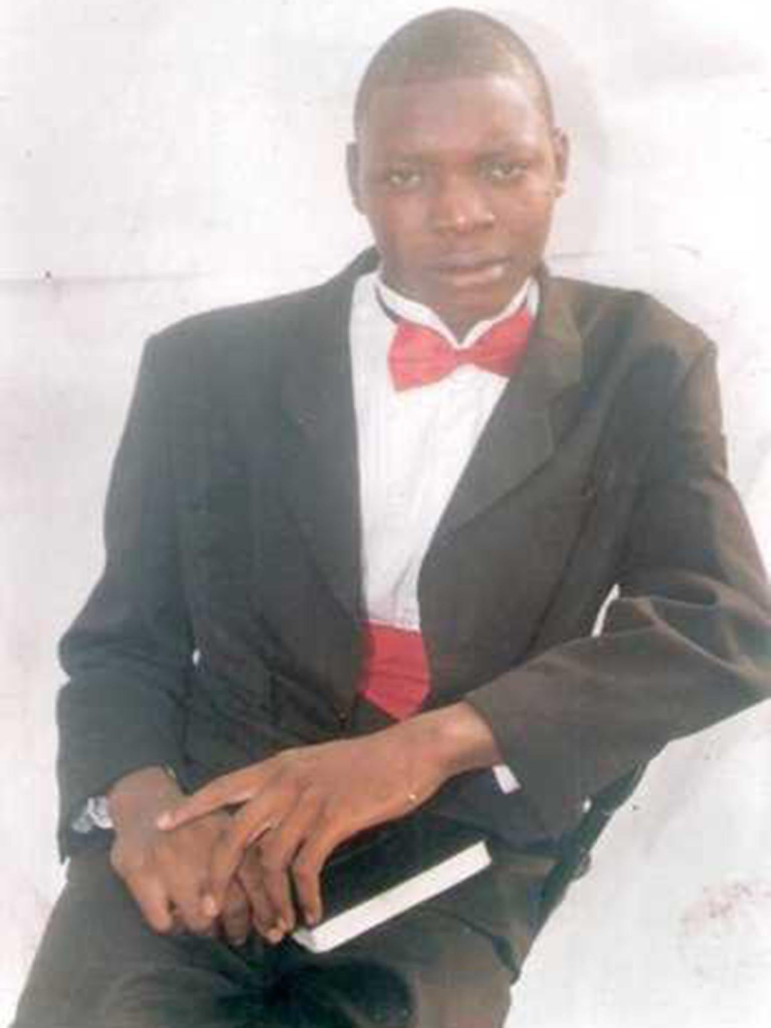 Ighodaro aged 17, when he still lived at his parents' house