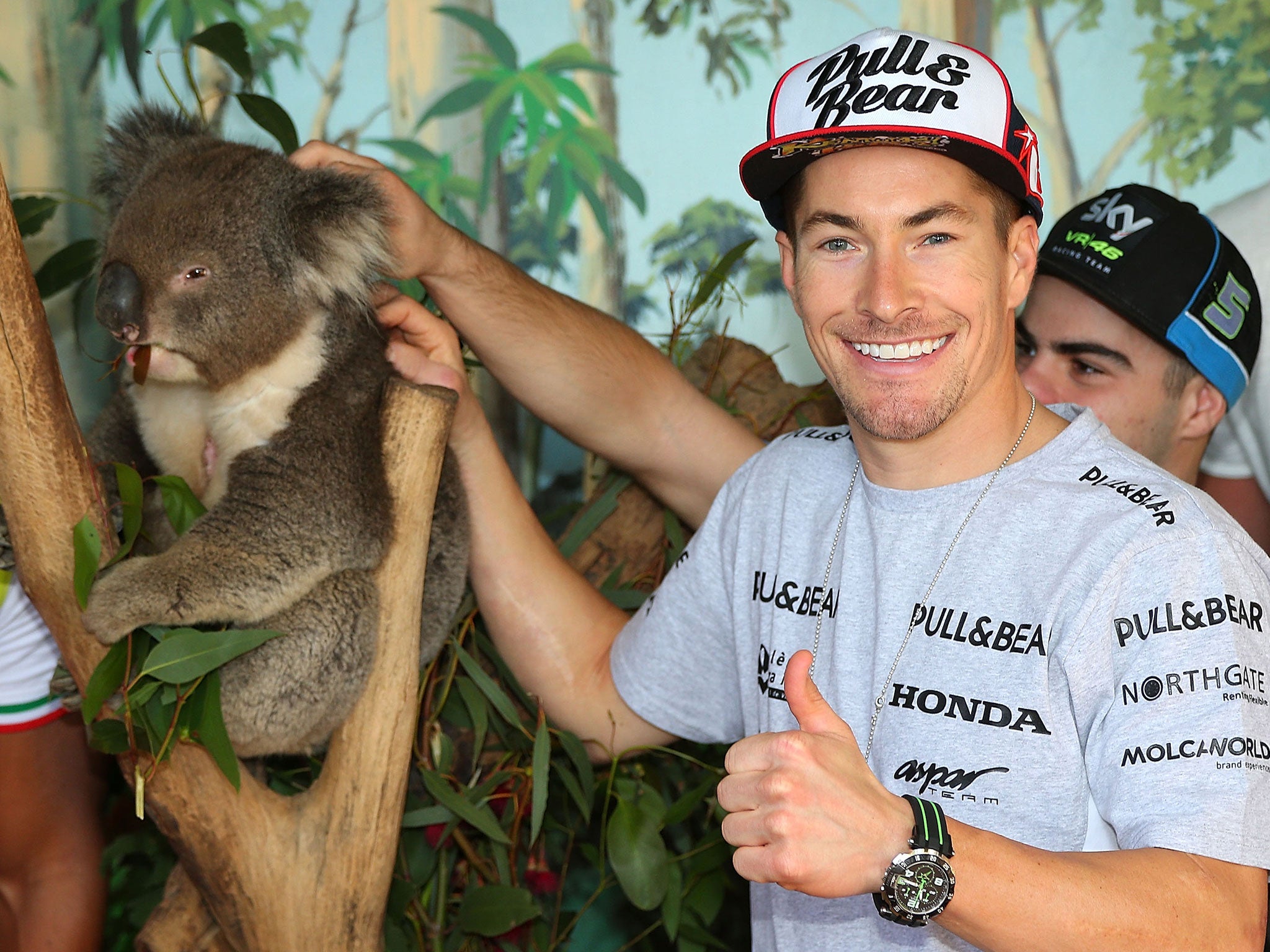 Hayden's warm smile was frequently seen in the MotoGP paddock