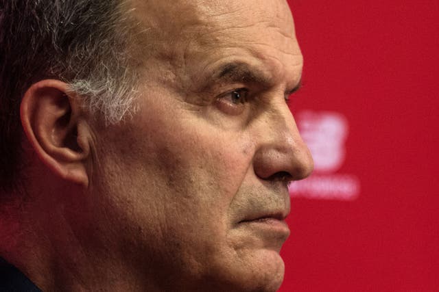 Marcelo Bielsa was unveiled as Lille's new coach on Tuesday afternoon