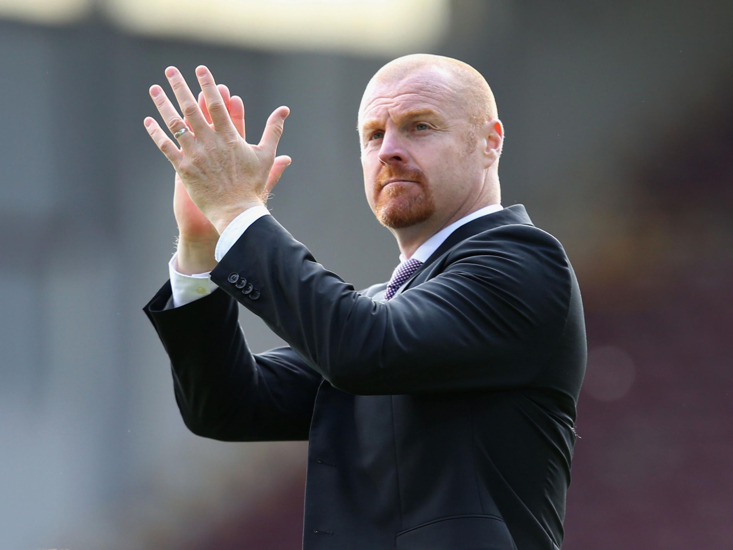 &#13;
Dyche has improved Burnley's away record and now they're sixth &#13;