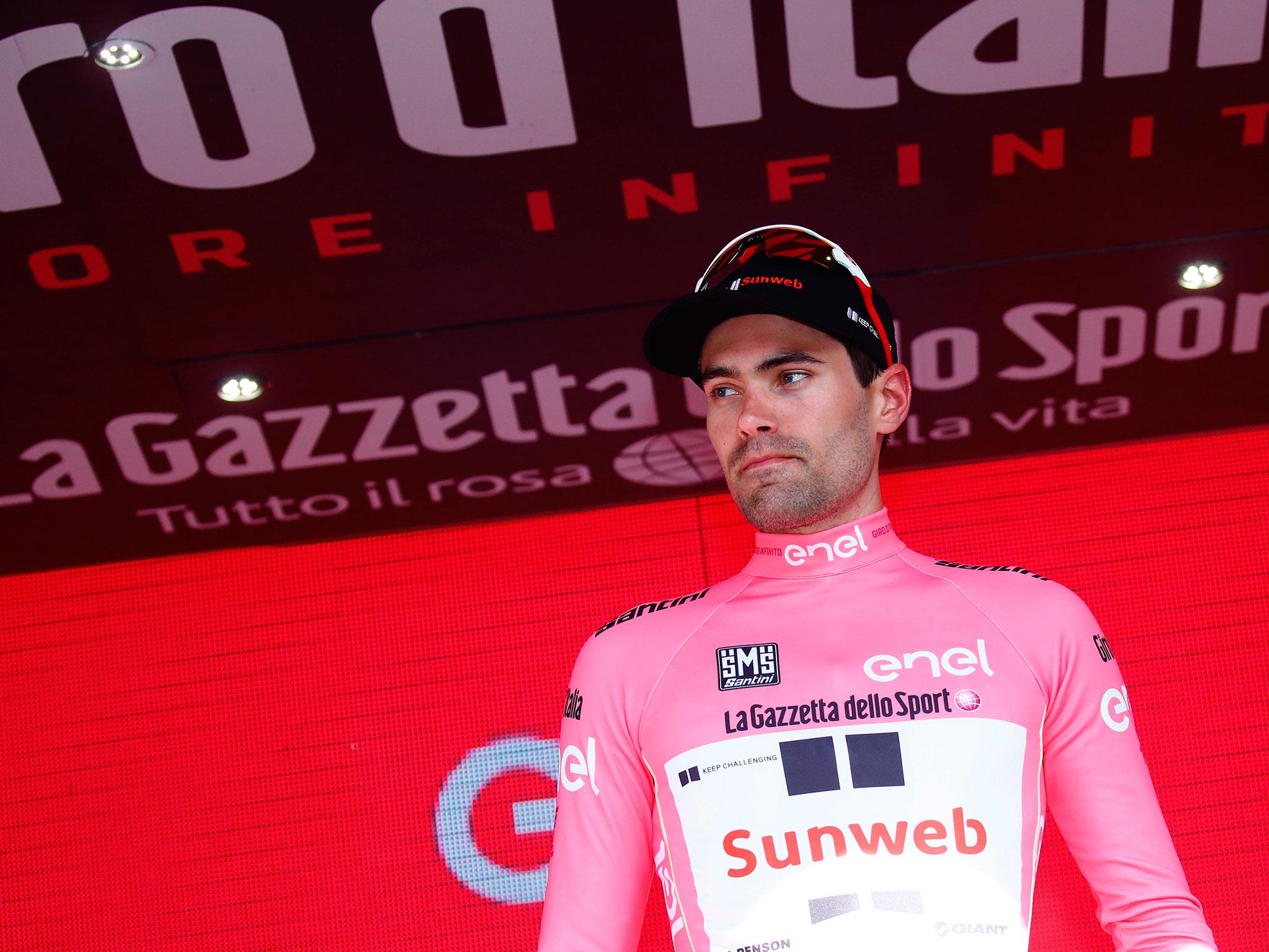 The Dutchman has retained the leader's pink jersey