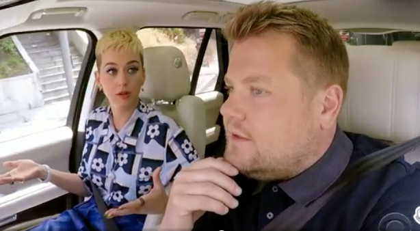 Katy Perry explains her feud with Taylor Swift to James Corden