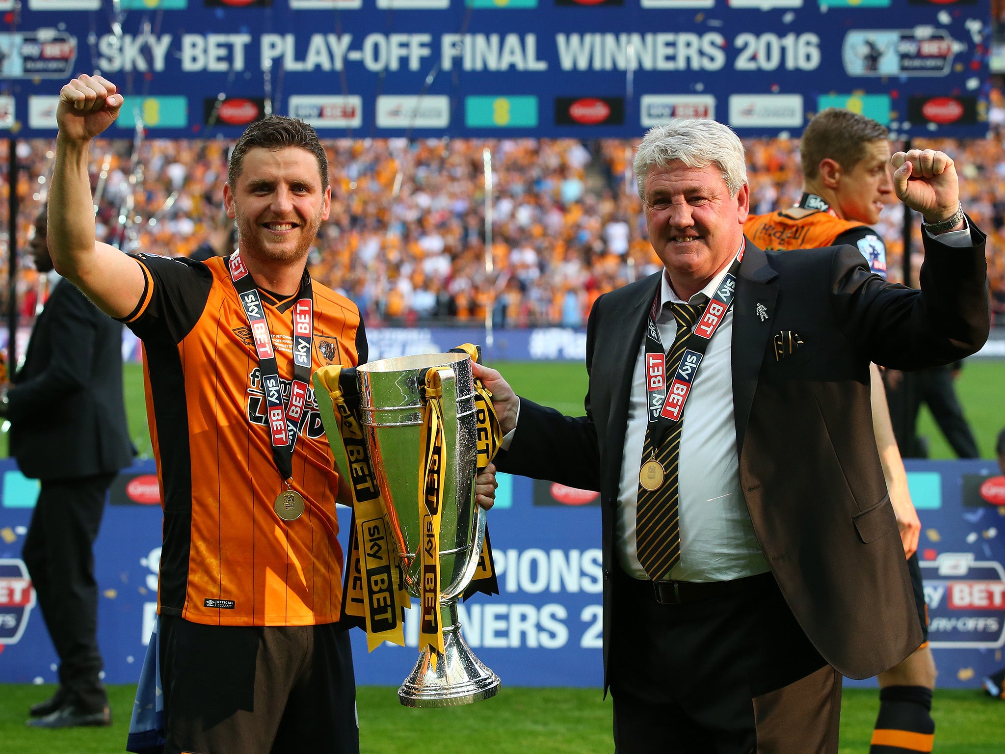 Bruce helped Hull back into the Premier League when managed by his father, Steve, last season
