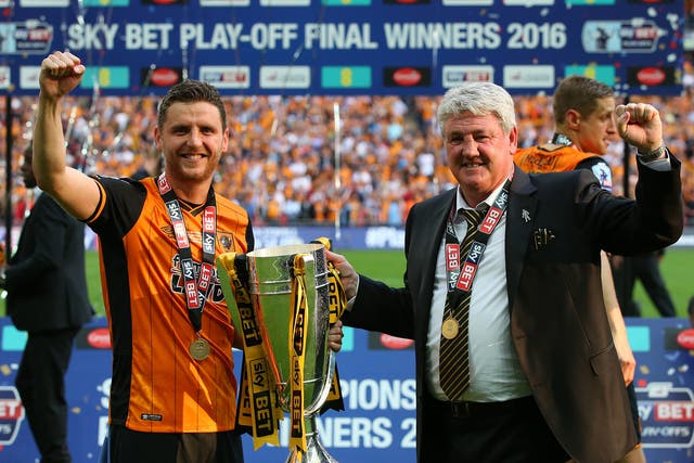 Bruce helped Hull back into the Premier League when managed by his father, Steve, last season