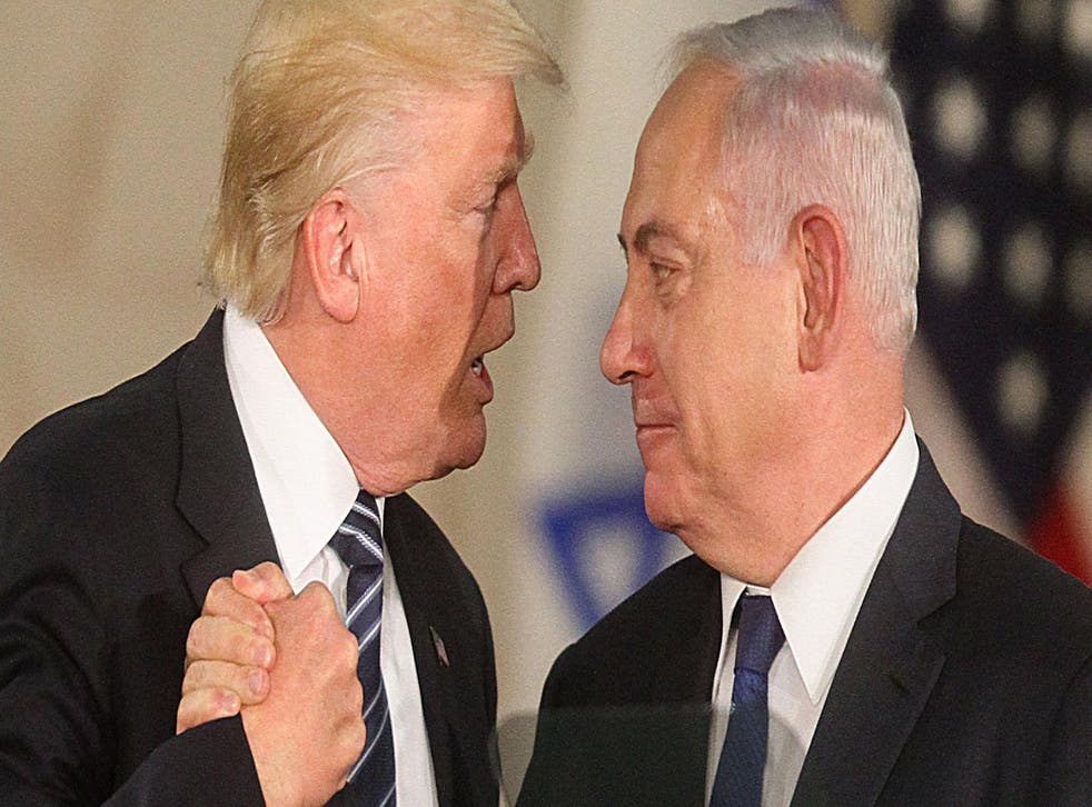 Israeli President Benjamin Netanyahu has encouraged US President Donald Trump to fulfill his campaign promise 