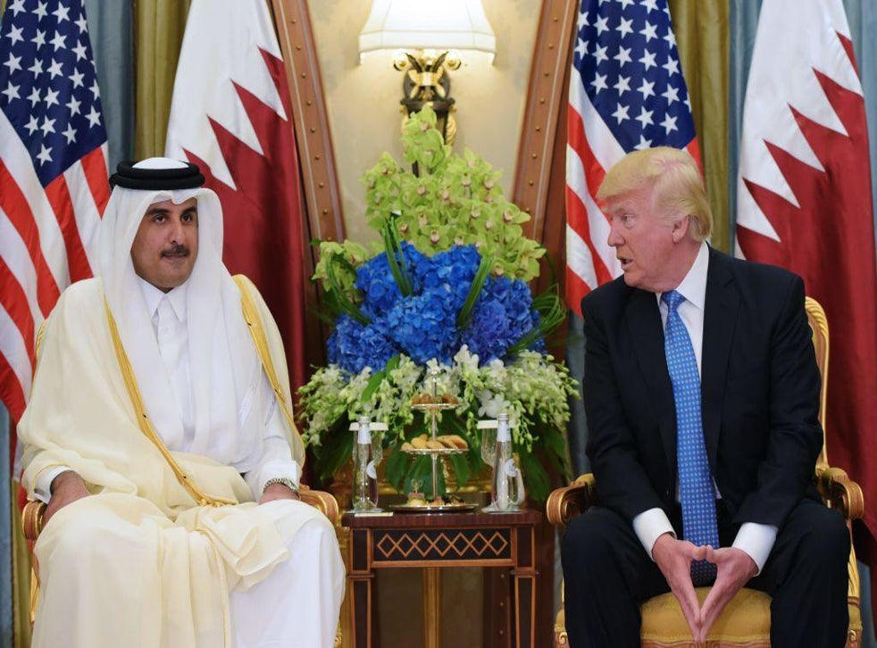 Talks between the Emir of Qatar and Trump appeared to be positive on Sunday