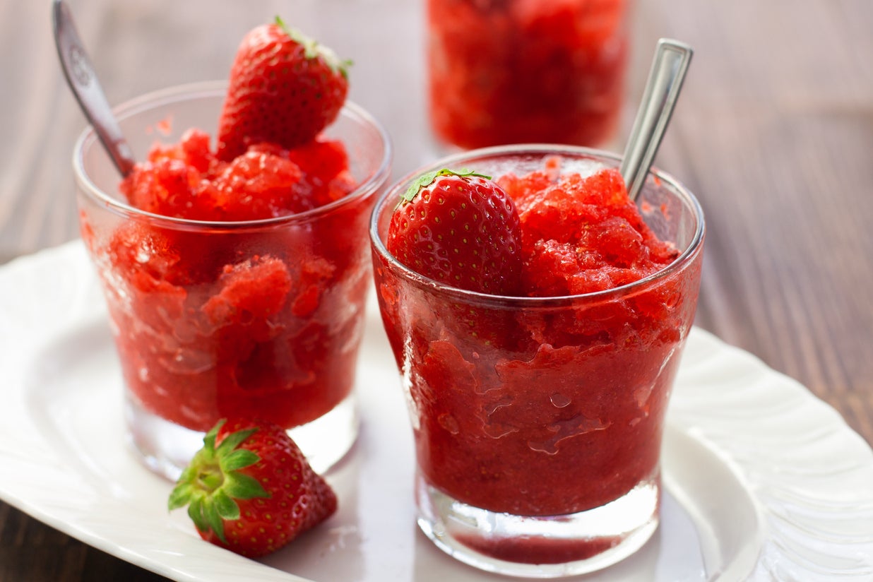 Granita is a Sicilian speciality