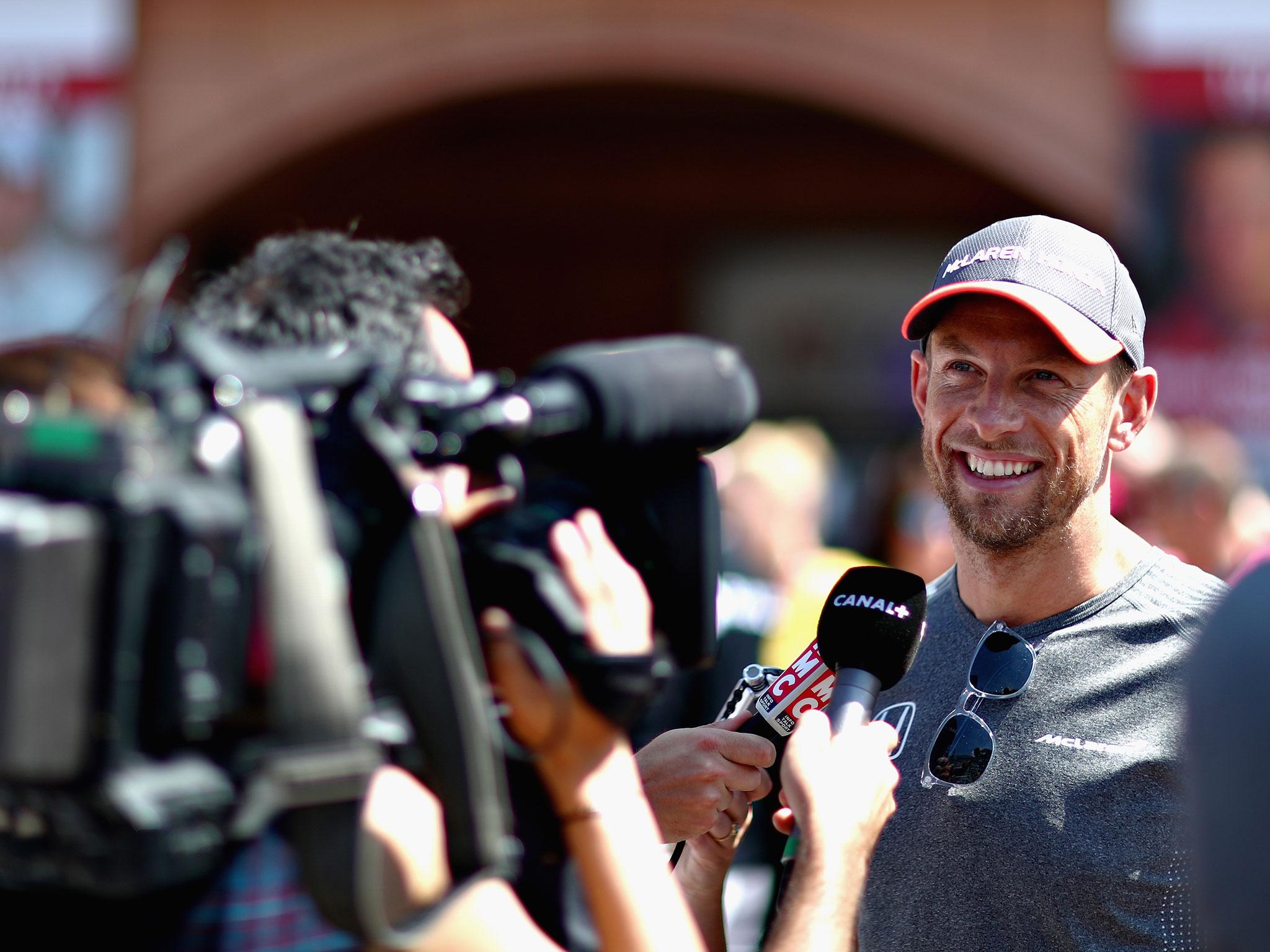 Button is back replacing Fernando Alonso for one race only