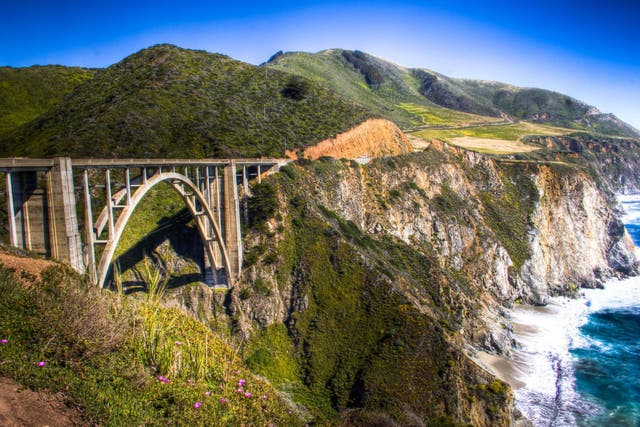 Severe storms have closed a section of Highway 1 and cut off parts of Big Sur, though you can still see Bixby Bridge