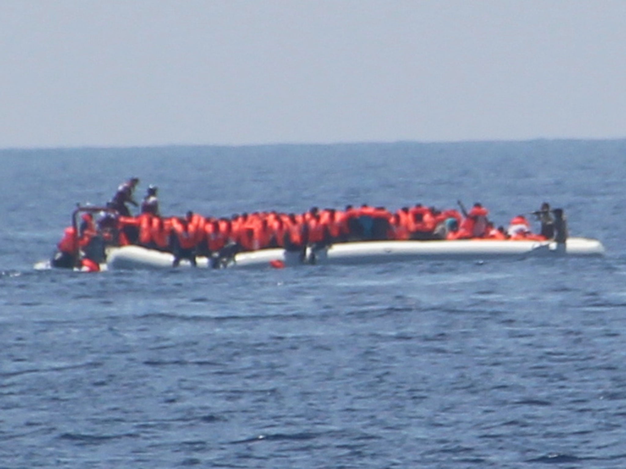 In May Libyan coastguard were accused of opening fire on a boat of refugees