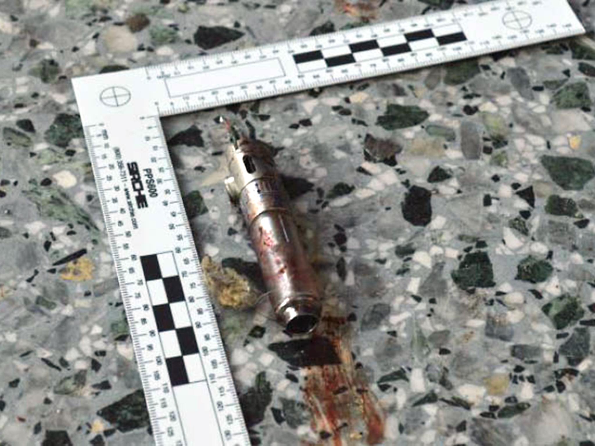 The suspected detonator used to kill 22 people and injure dozens more