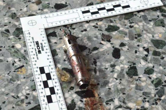 The suspected detonator used to kill 22 people and injure dozens more