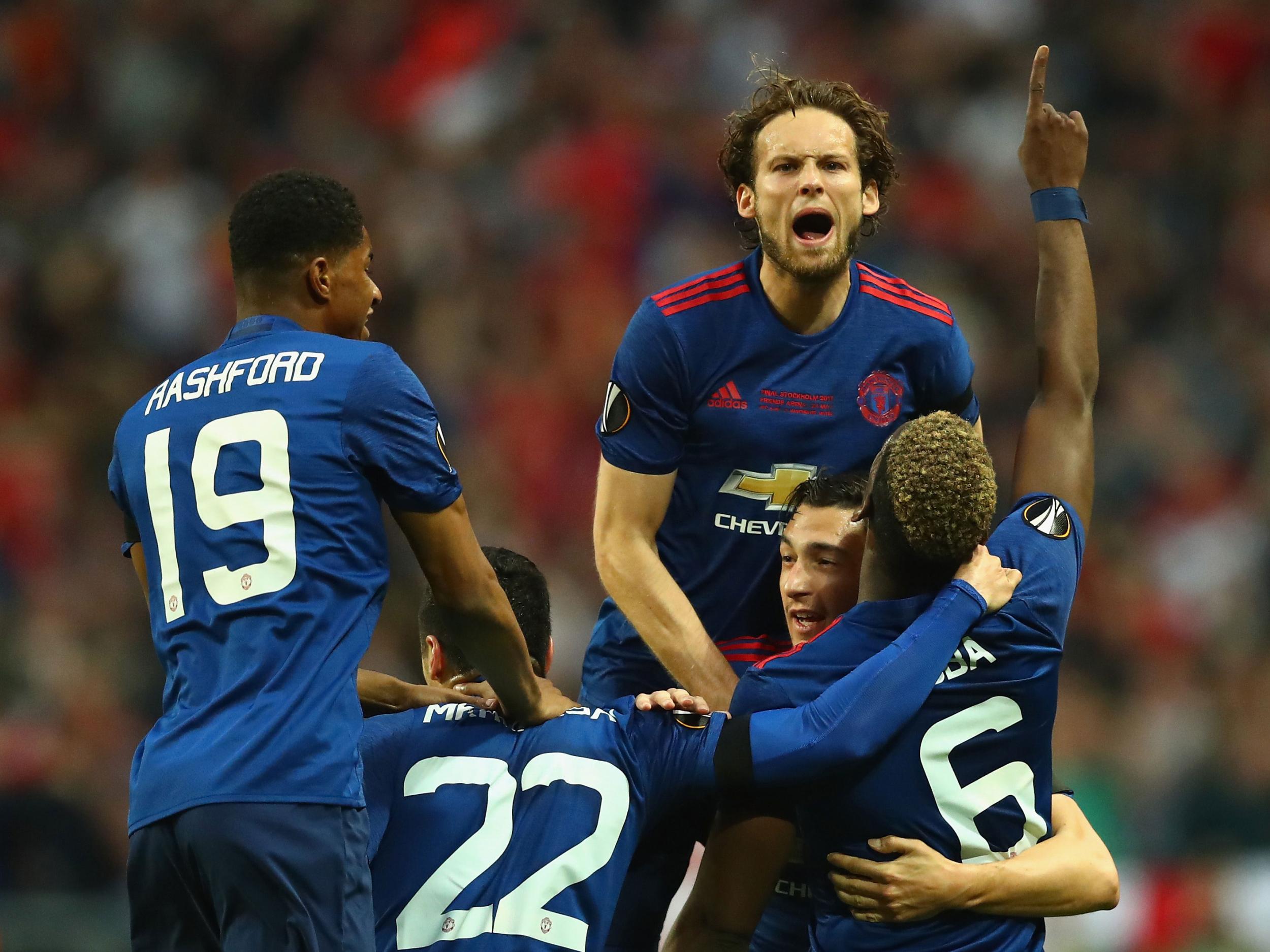 Manchester United will play in the 2017/18 Champions League after their Europa League victory