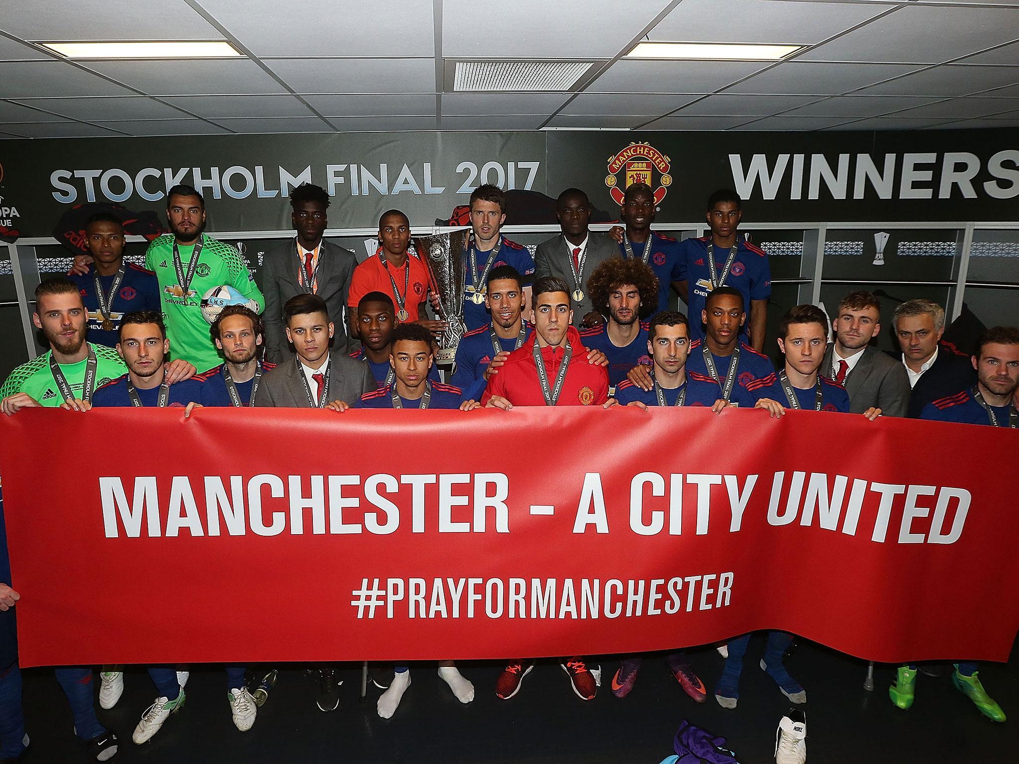 Manchester United won on a poignant night for the players, the club and their city