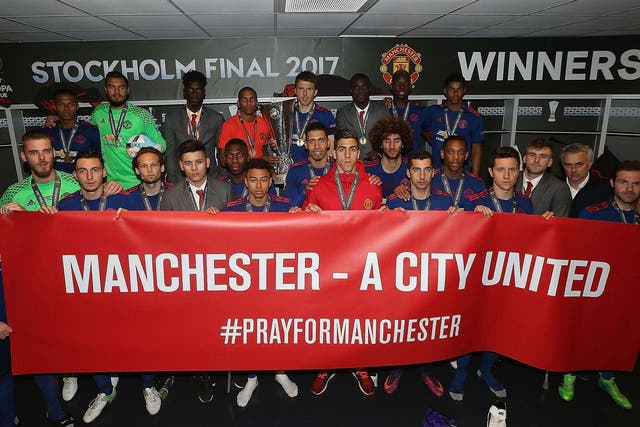 Manchester United won on a poignant night for the players, the club and their city