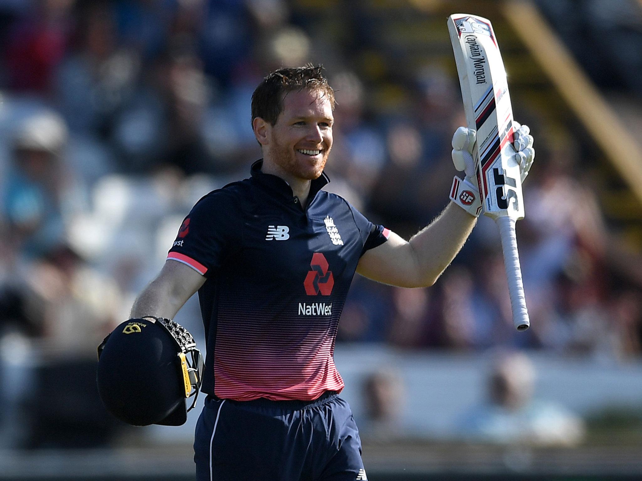 
Morgan hit a brilliant century 