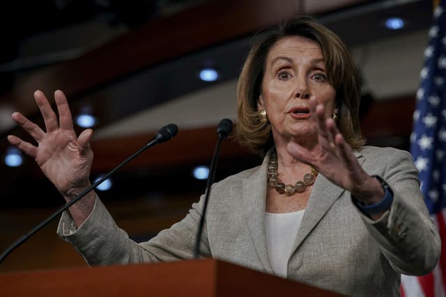 Ms Pelosi claimed Greg Gianforte had acted without dignity