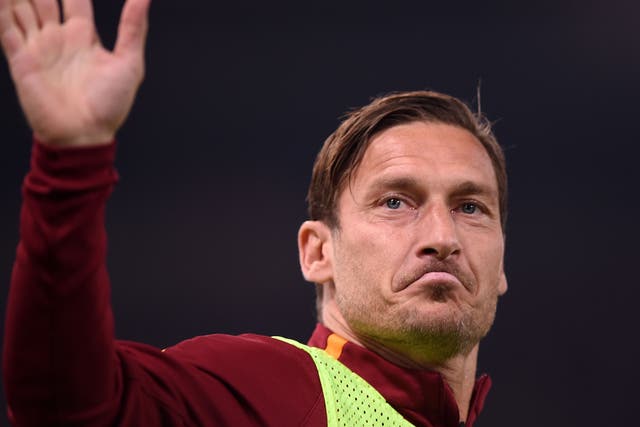Francesco Totti made his senior debut for Roma on 28 March 1993