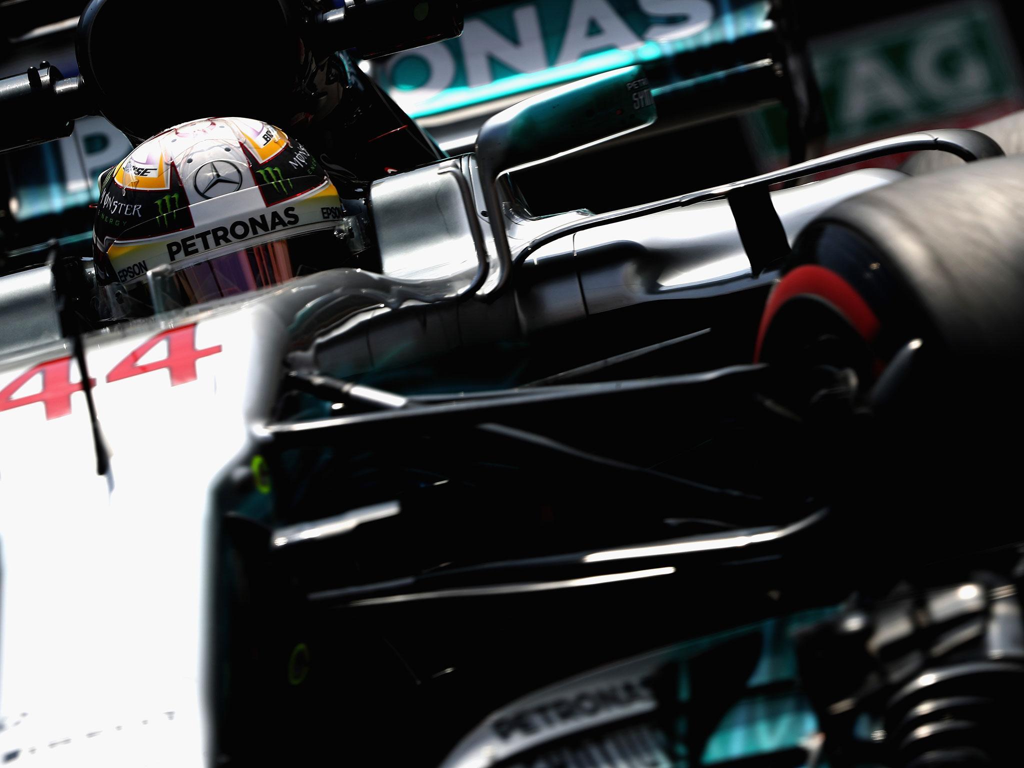 Lewis Hamilton couldn't keep up with the pace of Sebastian Vettel's Ferrari