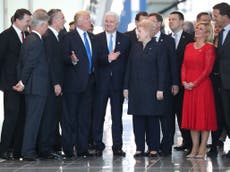 Donald Trump 'shoves' world leader out of the way at Nato summit