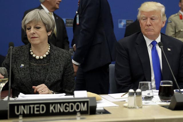 Theresa May told Donald Trump she was 'deeply disappointed' with his decision on steel tariffs