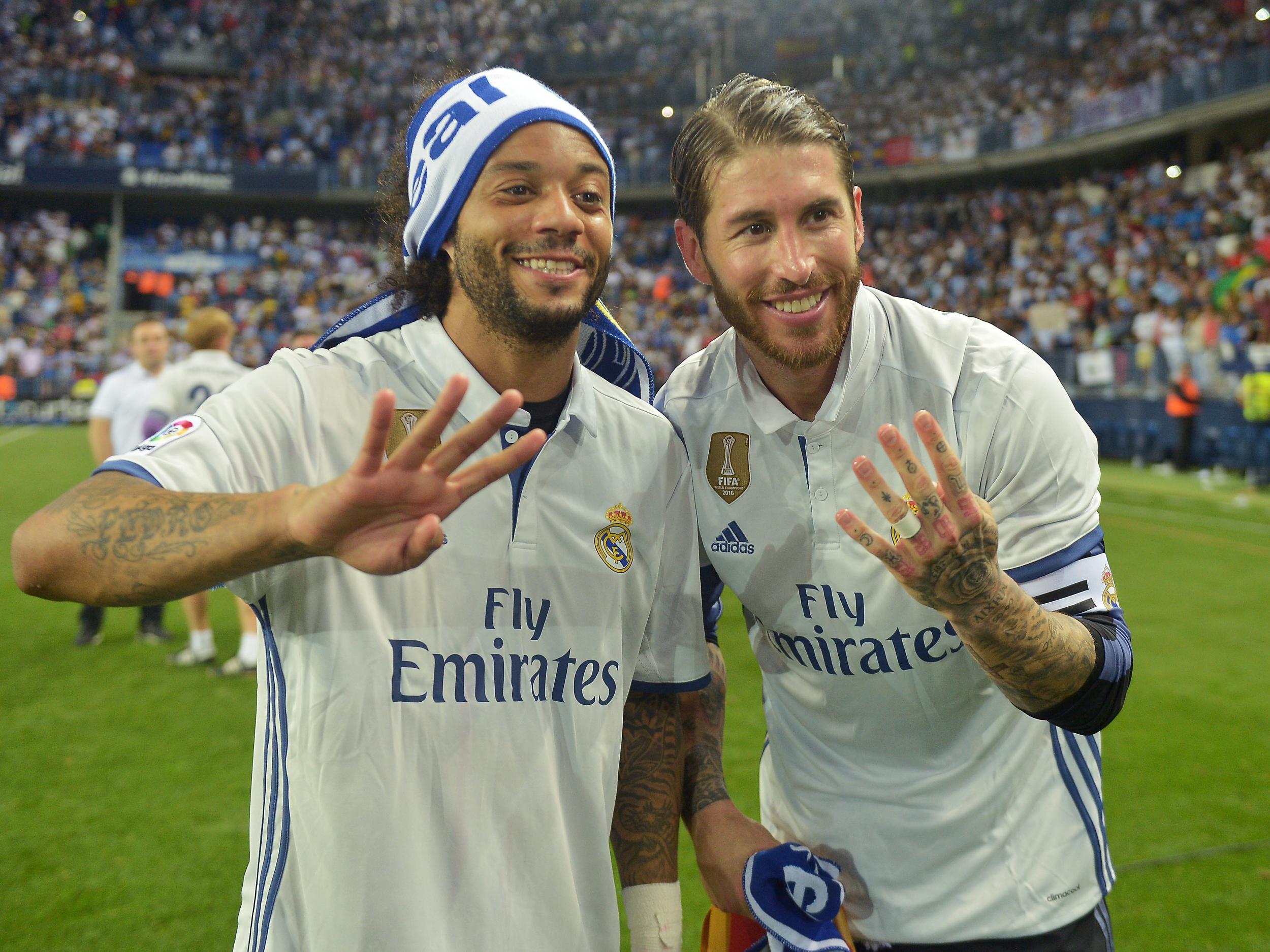 Marcelo and Ramos both arrived at the club before the age of 22