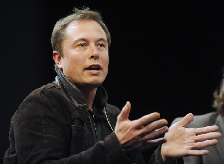 &#13;
Elon Musk of Tesla, whose Model S version P85+ is the base car for the world’s first Electric GT Championship (EPA/Peter Foley)&#13;