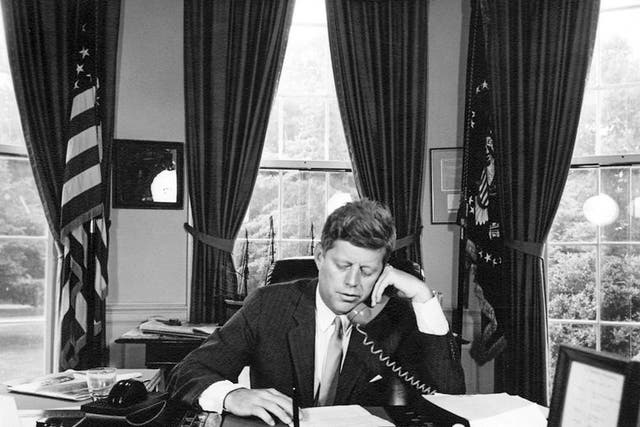The release of the classified JFK files was scheduled under law for next month - although the President has the power to suppress them for another 25 years if it is considered to be in the interests of national security