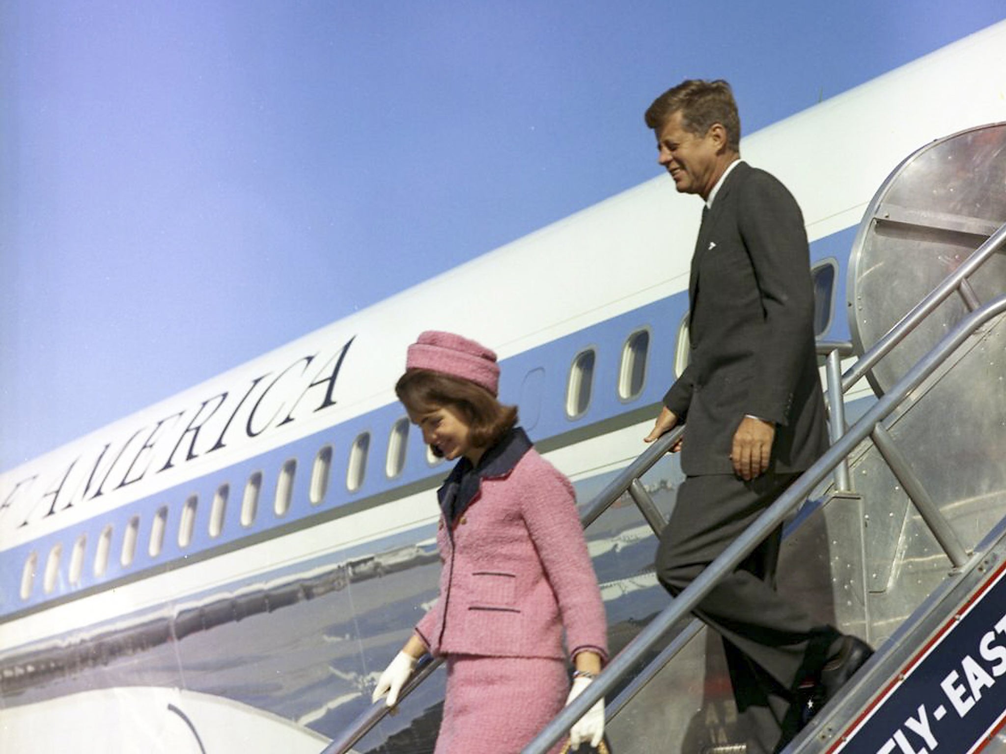 The Kennedys arrive in Dallas, Texas, on 22 November 1963: the President was assassinated shortly afterwards