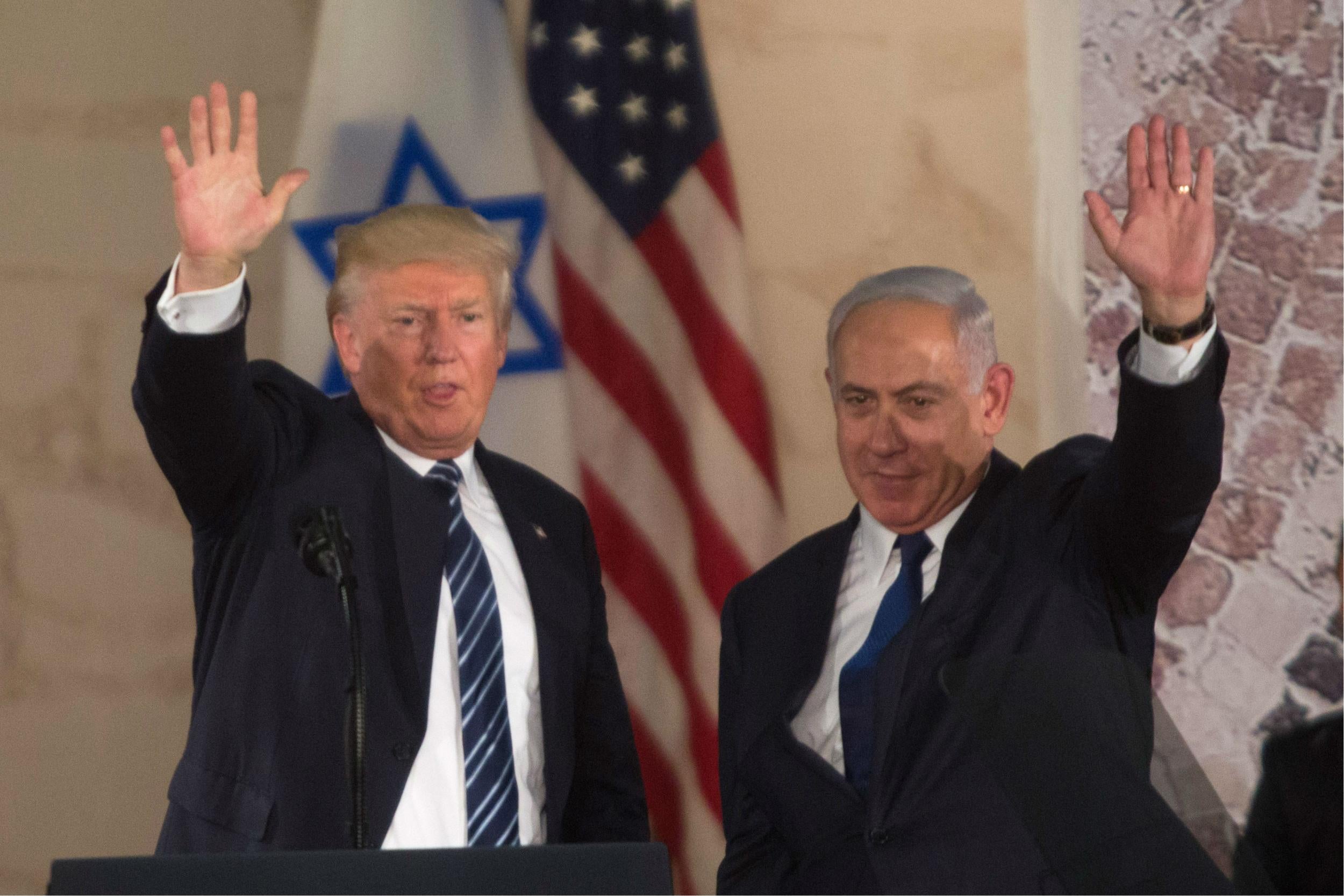Donald Trump did not address the Israeli parliament because the White House was concerned about heckling and interruptions