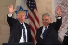 Trump cancels speech to Israeli Parliament 'because of heckling'