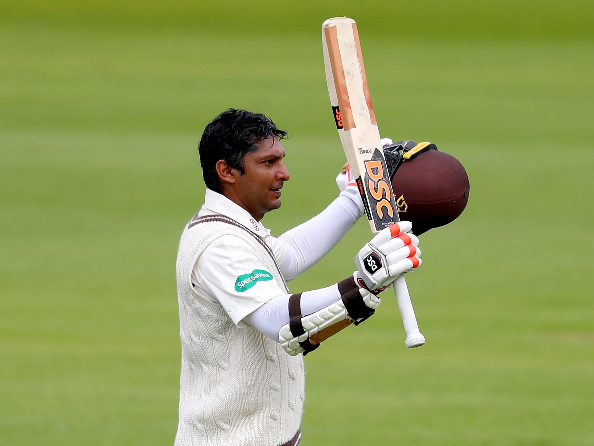 The Sri Lankan finished the day unbeaten on 177