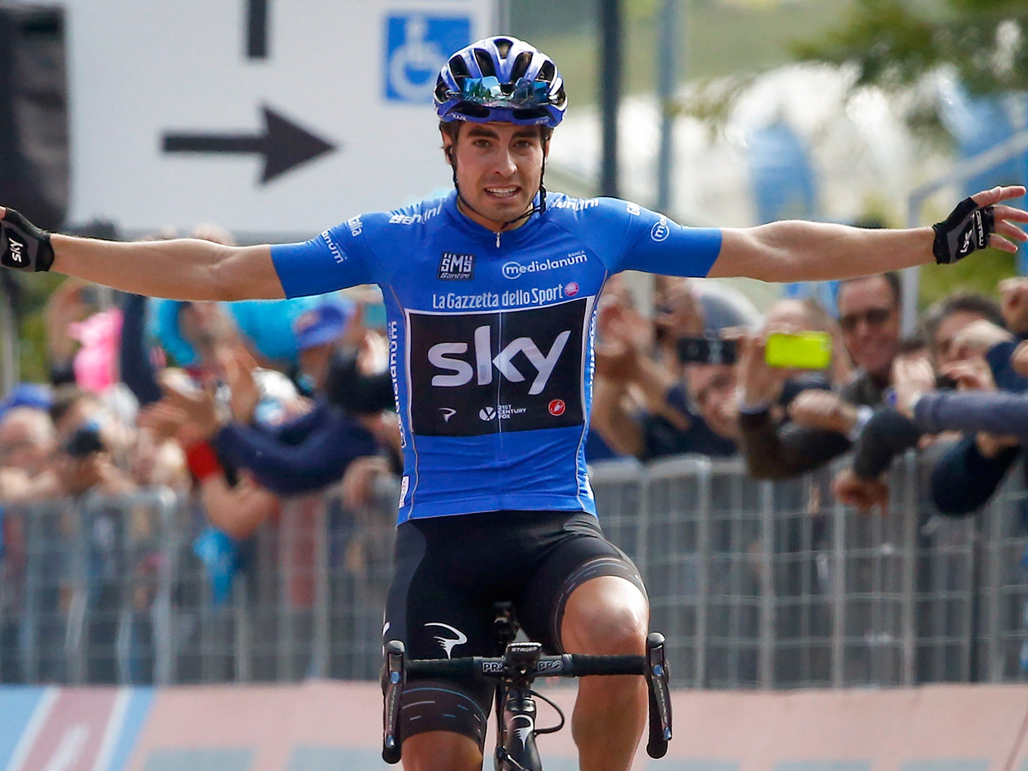 Mikel Landa made sure after twice being beaten in the final metres this week