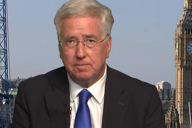 Michael Fallon made the comments during an interview on Channel 4