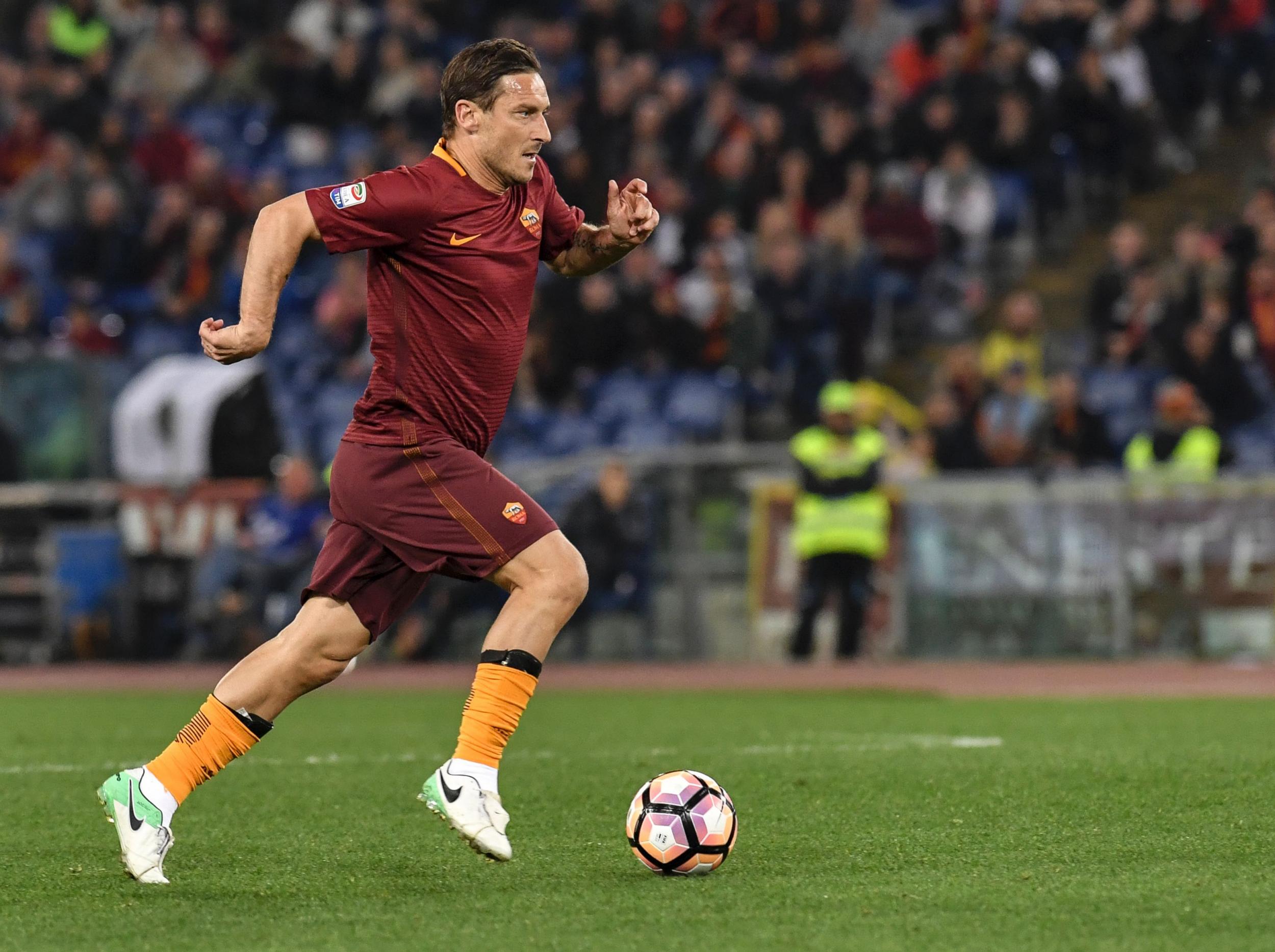 Totti has made 785 appearances for his beloved Roma