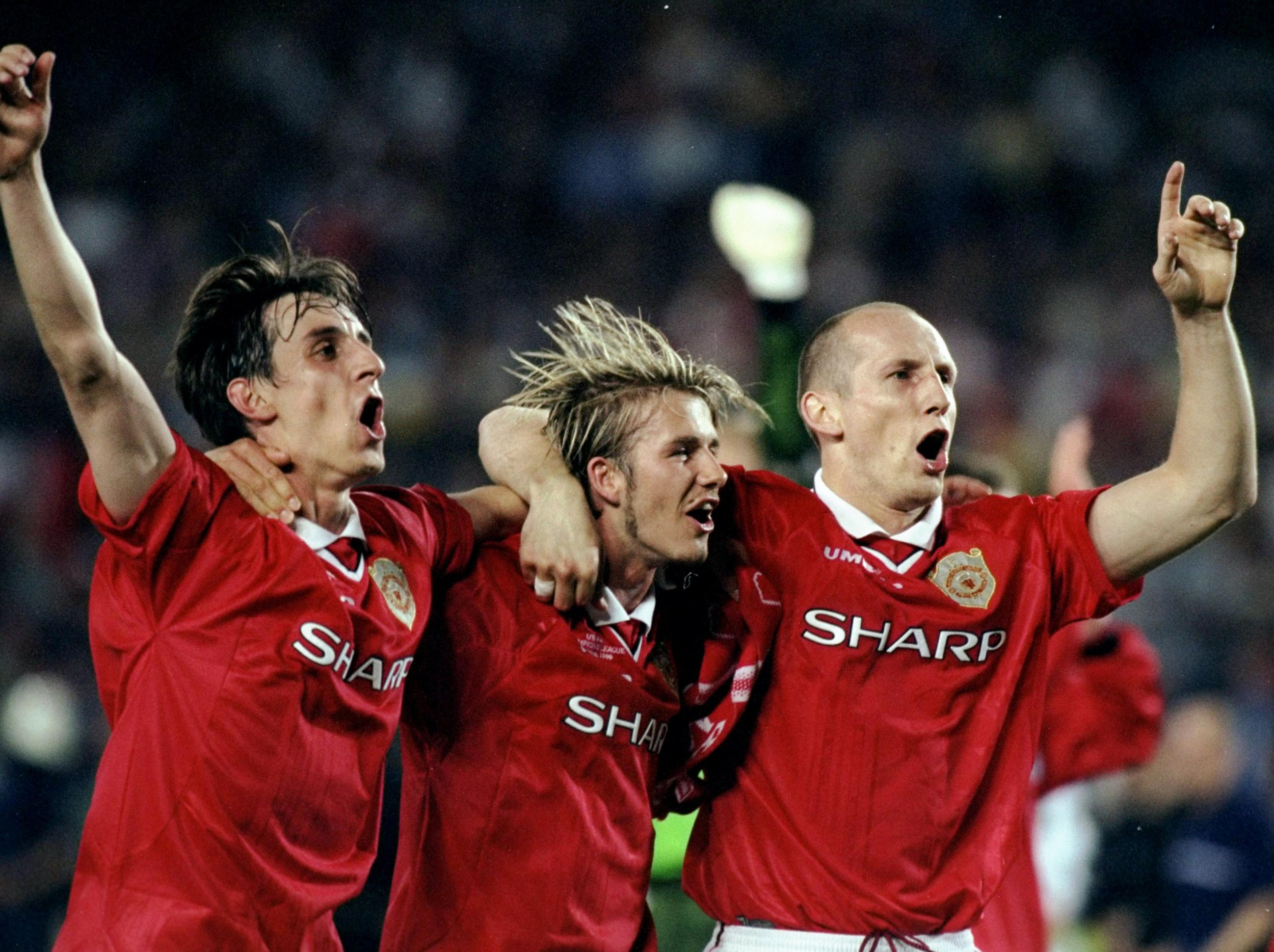 Stam was a key member of the treble winning team