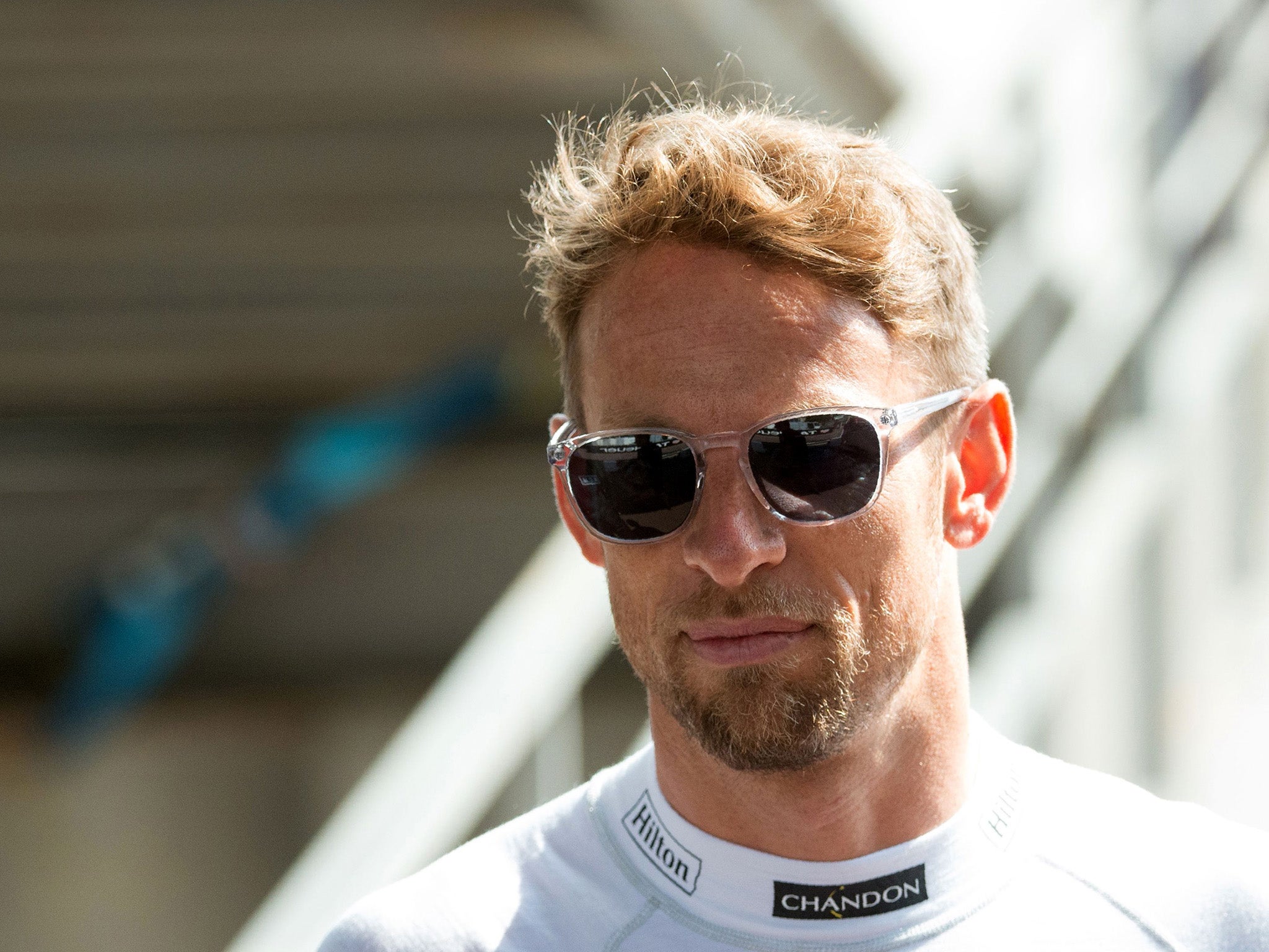 Button will start at the back of the grid